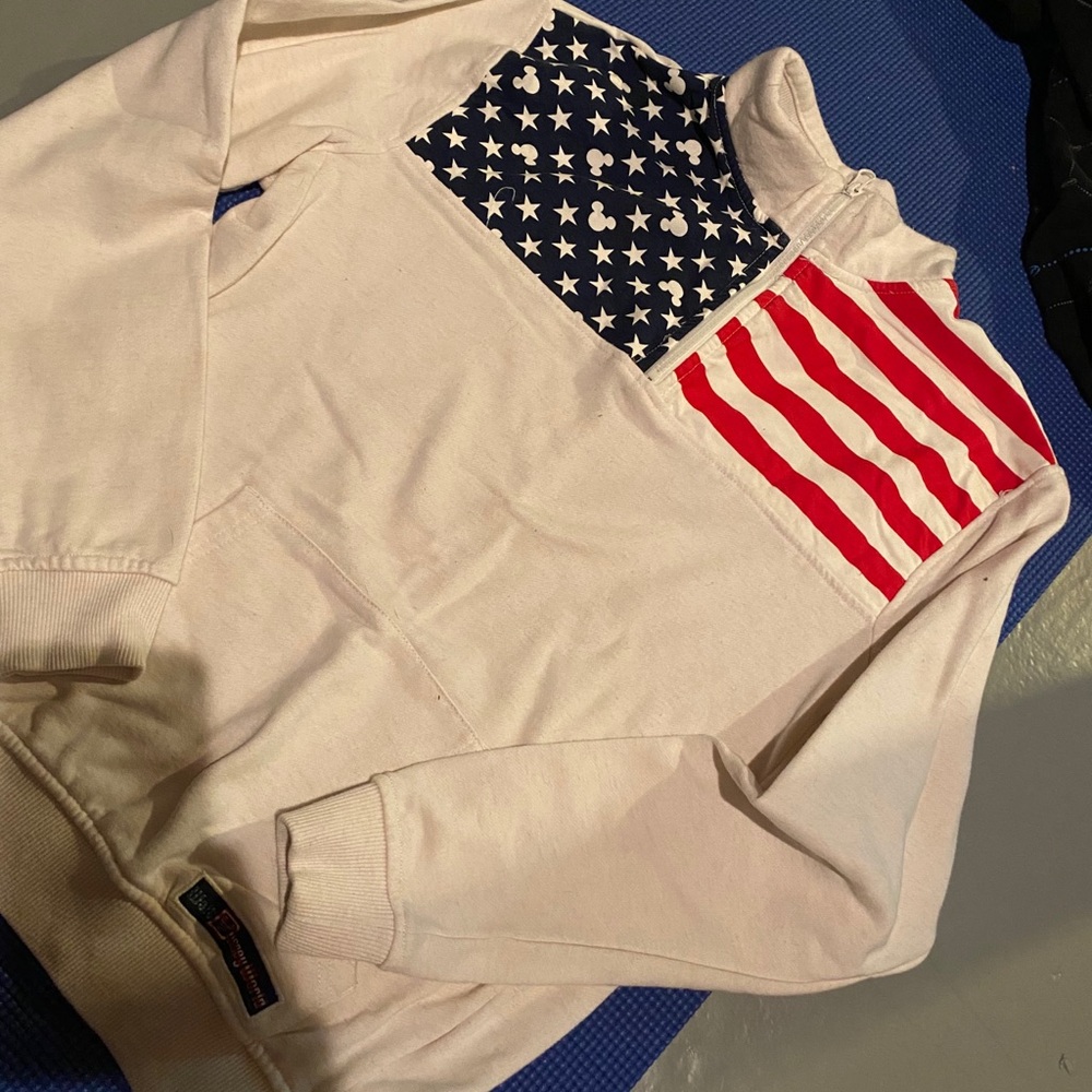 Disney half zip sweatshirt
